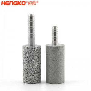廠家定制316L粉末燒結(jié)不銹鋼過濾器曝氣頭,高強度耐腐蝕水族專用氣泡石