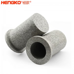 恒歌工業(yè)不銹鋼除塵濾筒透氣性好金屬粉末燒結(jié)濾芯過濾精準易清洗,應(yīng)用于生物工程