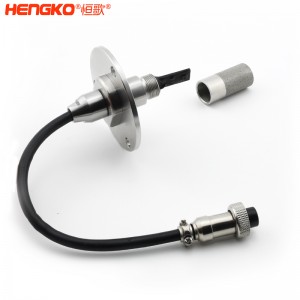 RS485遠(yuǎn)程高精度法蘭盤溫濕度傳感器高靈敏,數(shù)字信號(hào)濕度傳感器防水探頭