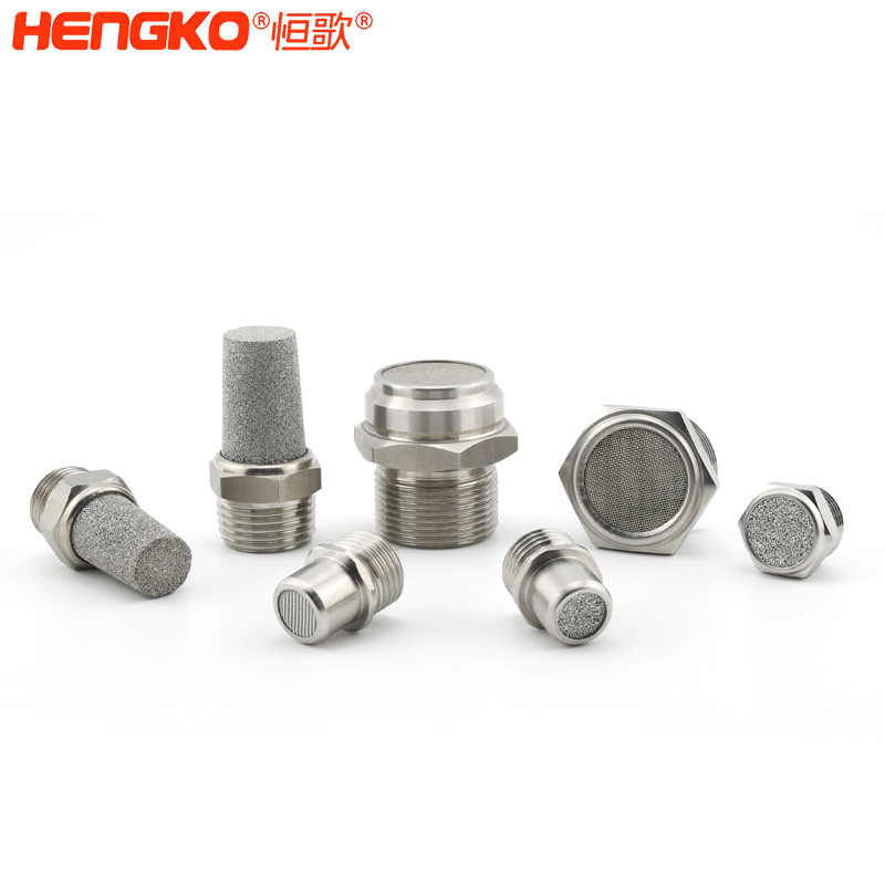 源頭廠家不銹鋼燒結網消聲器消音器耐高溫流量大,應用于空壓機排氣 Featured Image