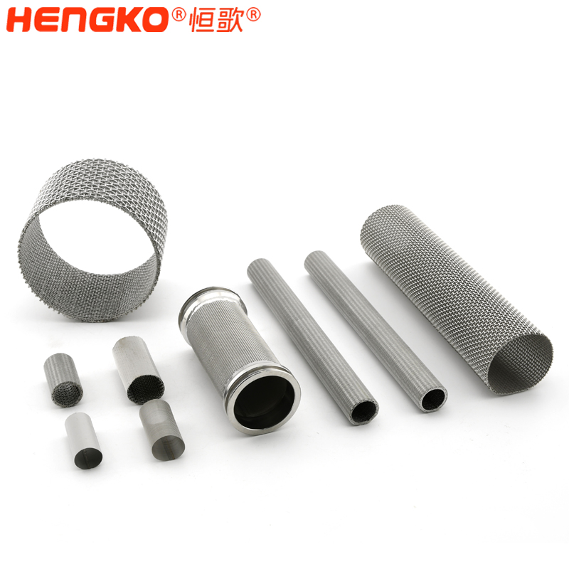 工廠定制耐高溫燒結多孔不銹鋼304 316 316L絲網筒式高效過濾器 Featured Image
