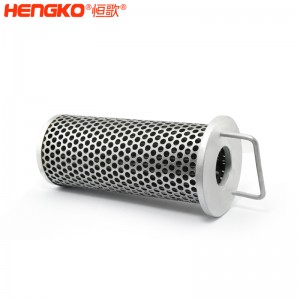 廠家直銷不銹鋼燒結(jié)網(wǎng)濾筒,五層網(wǎng)式過濾器剛性好可塑性強耐腐蝕