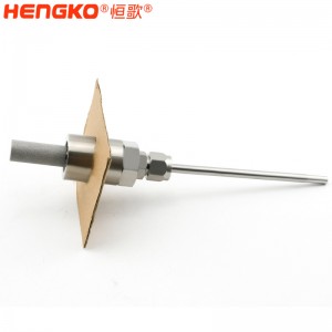 不銹鋼氣體采樣探頭濾芯防水防塵耐熱抗腐蝕可遠程采樣用于鍋爐煙氣測量