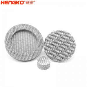 濾芯廠(chǎng)家不銹鋼316燒結(jié)網(wǎng)過(guò)濾片呼吸金屬孔隙均勻透氣，水處理過(guò)濾用