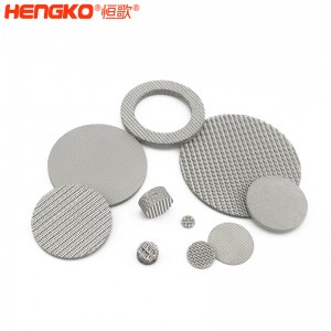 長(zhǎng)壽命燒結(jié)不銹鋼濾片盤(pán)部件_適用于食品飲料工業(yè)純水處理系統(tǒng)