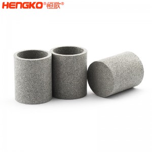 廠家生產(chǎn)多尺寸不銹鋼粉末燒結濾筒，堅固耐用壽命長用于流量控制和均布