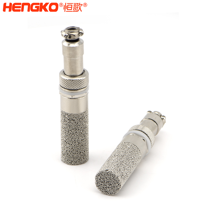 工廠不銹鋼溫濕度傳感器探頭外殼_溫濕度通氣孔帶電纜密封套一體成型無縫對接 Featured Image