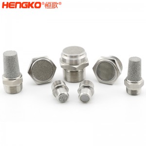 源頭廠家不銹鋼燒結網消聲器消音器耐高溫流量大,應用于空壓機排氣